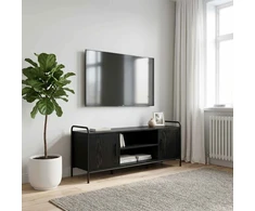 TV staliukas Televizoriaus spintelė 119 x 33 x 50 cm Juodojo ąžuolo