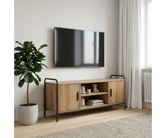 TV staliukas Televizoriaus spintelė 119 x 33 x 50 cm Artisano ąžuolo