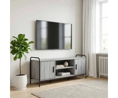 TV staliukas Televizoriaus spintelė 119 x 33 x 50 cm Pilka Sonoma