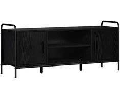 TV staliukas Televizoriaus spintelė 119 x 33 x 50 cm Juodojo ąžuolo