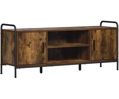 TV staliukas Televizoriaus spintelė 119 x 33 x 50 cm Dūminio ąžuolo