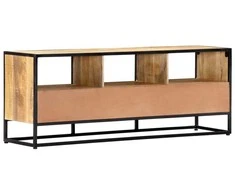 TV staliukas Televizoriaus spintelė, 120x30x45cm, mango medienos masyvas