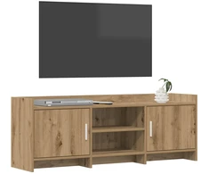 TV staliukas Televizoriaus spintelė 130 x 33 x 47 cm Artisano ąžuolo