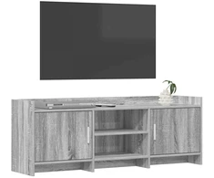 TV staliukas Televizoriaus spintelė 130 x 33 x 47 cm Pilka Sonoma