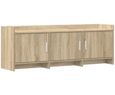 TV staliukas Televizoriaus spintelė 130 x 33 x 47 cm Sonoma ąžuolas