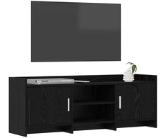 TV staliukas Televizoriaus spintelė 130 x 33 x 47 cm Juodojo ąžuolo