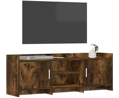 TV staliukas Televizoriaus spintelė 130 x 33 x 47 cm Dūminio ąžuolo