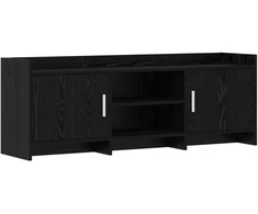 TV staliukas Televizoriaus spintelė 130 x 33 x 47 cm Juodojo ąžuolo