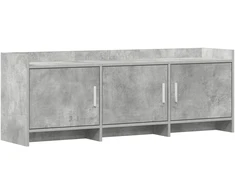 TV staliukas Televizoriaus spintelė 130 x 33 x 47 cm Betono pilka