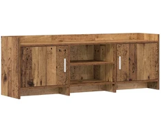 TV staliukas Televizoriaus spintelė 130 x 33 x 47 cm Sendintos medienos