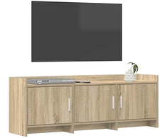 TV staliukas Televizoriaus spintelė 130 x 33 x 47 cm Sonoma ąžuolas