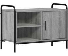 TV staliukas Televizoriaus spintelė 133 x 33 x 50 cm Pilka Sonoma