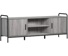 TV staliukas Televizoriaus spintelė 133 x 33 x 50 cm Pilka Sonoma