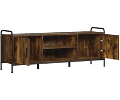 TV staliukas Televizoriaus spintelė 133 x 33 x 50 cm Dūminio ąžuolo