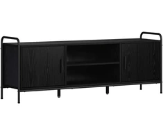 TV staliukas Televizoriaus spintelė 133 x 33 x 50 cm Juodojo ąžuolo