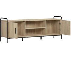 TV staliukas Televizoriaus spintelė 133 x 33 x 50 cm Sonoma ąžuolas