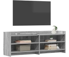 TV staliukas Televizoriaus spintelė 135 x 33 x 47 cm Pilka Sonoma