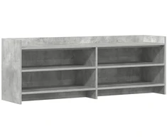 TV staliukas Televizoriaus spintelė 135 x 33 x 47 cm Betono pilka