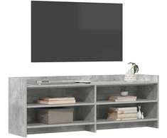 TV staliukas Televizoriaus spintelė 135 x 33 x 47 cm Betono pilka
