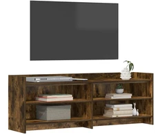 TV staliukas Televizoriaus spintelė 135 x 33 x 47 cm Dūminio ąžuolo