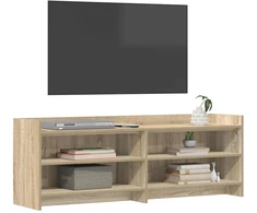 TV staliukas Televizoriaus spintelė 135 x 33 x 47 cm Sonoma ąžuolas
