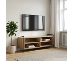 TV staliukas Televizoriaus spintelė 140 x 39,5 x 50 cm Artisano ąžuolo