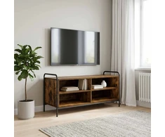 TV staliukas Televizoriaus spintelė 140 x 39,5 x 50 cm Dūminio ąžuolo