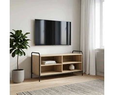 TV staliukas Televizoriaus spintelė 140 x 39,5 x 50 cm Sonoma ąžuolas