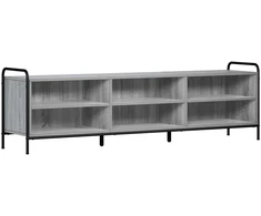 TV staliukas Televizoriaus spintelė 140 x 39,5 x 50 cm Pilka Sonoma