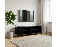 TV staliukas Televizoriaus spintelė 140 x 39,5 x 50 cm Juodojo ąžuolo