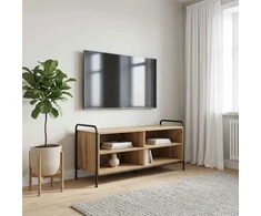TV staliukas Televizoriaus spintelė 140 x 39,5 x 50 cm Artisano ąžuolo