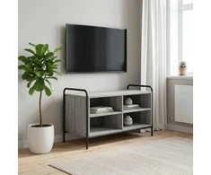 TV staliukas Televizoriaus spintelė 140 x 39,5 x 50 cm Pilka Sonoma