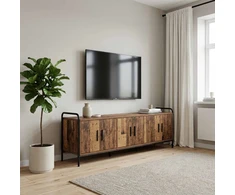 TV staliukas Televizoriaus spintelė 146 x 33 x 50 cm Sendintos medienos