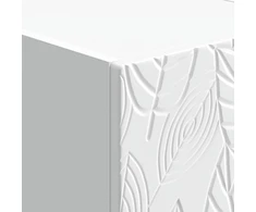 TV staliukas Televizoriaus spintelė 147 x 34,5 x 30 cm Itin blizgi balta