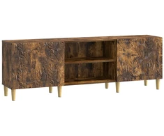 TV staliukas Televizoriaus spintelė 150 x 31 x 50 cm Dūminio ąžuolo
