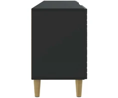 TV staliukas Televizoriaus spintelė 150 x 31 x 50 cm Juoda Apdirbta mediena
