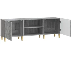 TV staliukas Televizoriaus spintelė 150 x 31 x 50 cm Pilka Sonoma