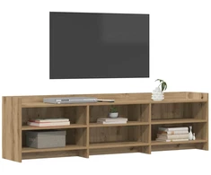 TV staliukas Televizoriaus spintelė 168 x 33 x 47 cm Artisano ąžuolo