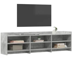 TV staliukas Televizoriaus spintelė 168 x 33 x 47 cm Betono pilka