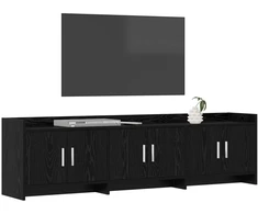 TV staliukas Televizoriaus spintelė 168 x 33 x 47 cm Juodojo ąžuolo