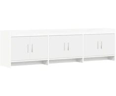 TV staliukas Televizoriaus spintelė 168 x 33 x 47 cm Balta Apdirbta mediena