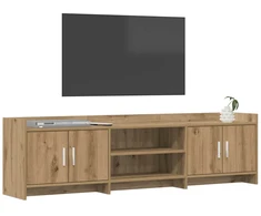 TV staliukas Televizoriaus spintelė 168 x 33 x 47 cm Artisano ąžuolo