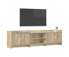 TV staliukas Televizoriaus spintelė 168 x 33 x 47 cm Sonoma ąžuolas