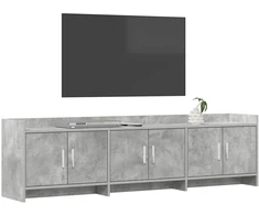 TV staliukas Televizoriaus spintelė 168 x 33 x 47 cm Betono pilka