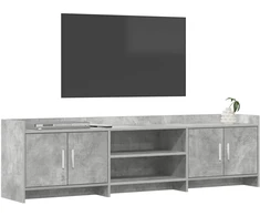 TV staliukas Televizoriaus spintelė 168 x 33 x 47 cm Betono pilka