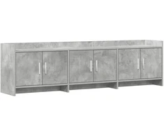 TV staliukas Televizoriaus spintelė 168 x 33 x 47 cm Betono pilka