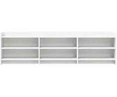 TV staliukas Televizoriaus spintelė 168 x 33 x 47 cm Balta Apdirbta mediena