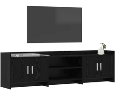TV staliukas Televizoriaus spintelė 168 x 33 x 47 cm Juodojo ąžuolo