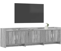 TV staliukas Televizoriaus spintelė 168 x 33 x 47 cm Pilka Sonoma