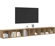 TV staliukas TV spintelių komplektas 3 pcs Amatininkų ąžuolas